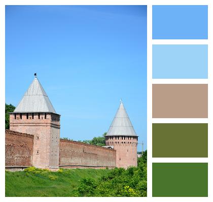 Smolensk Architecture Tower Fortress Wall Image